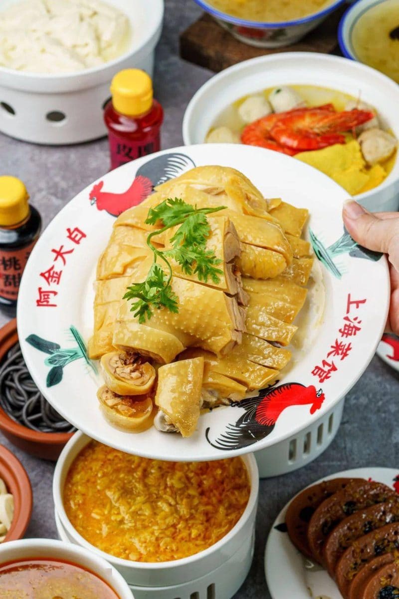 阿金大白·手拆蟹粉·白斩鸡（白玉兰广场店）